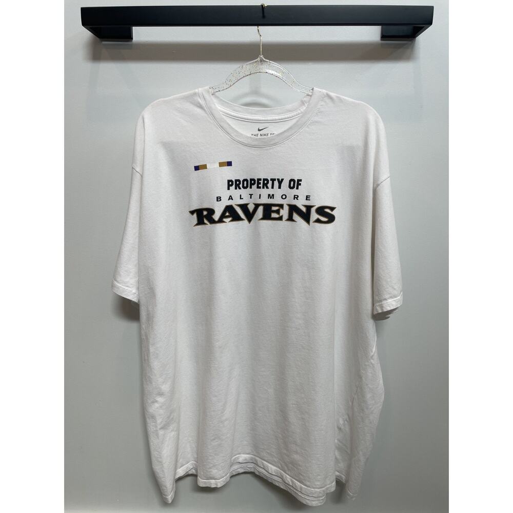 Baltimore Ravens Training T Shirt Nike Men’s 2XL Dri-Fit Team Issue NFL